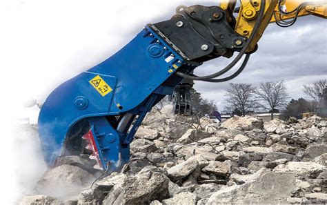 Rts Pulveriser Rock Crusher Concrete Crushing Excavator Attachment