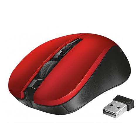 Trust Mydo Silent Wireless Mouse Red