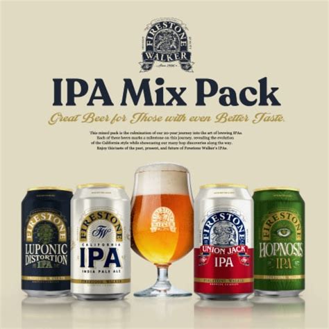 Firestone Walker West Coast Ipa Mixed Craft Beer Pack 12 Bottles 12