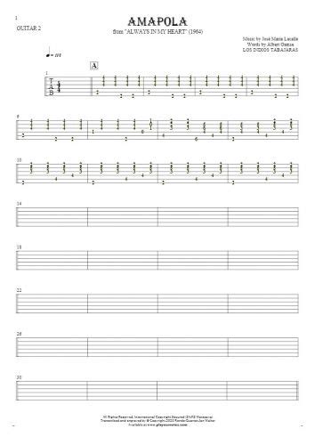 Zombie Tablature For Guitar Guitar 1 Part PlayYourNotes