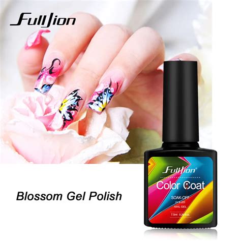 Fulljion Clear Blooming Gel Soak Off UV Blossom Gel Polish Nail