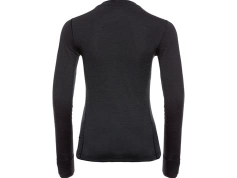 Odlo Natural 100 Merino Warm Base Layer Set Womens Black Biker