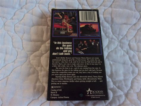 White Hot Vhs Tawny Kitaen Robby Benson Danny Aiello 80 S Action Drugs Gangsters 19485114539 Ebay