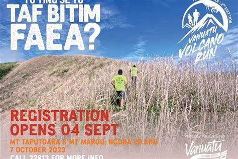 Adventure Traveller - VANUATU - Nguna! 7th October 2023 Edition: TALEFA RUN