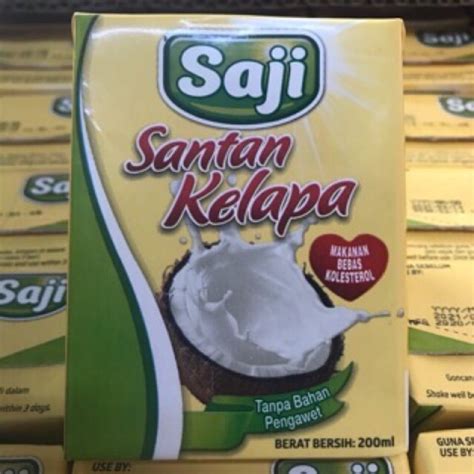 Saji Santan Kelapa 200ml X 24 1 Ctn Shopee Malaysia