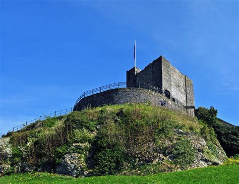 Andy Images 180 Degree Panorama Of Clitheroe From The Castle Ramparts