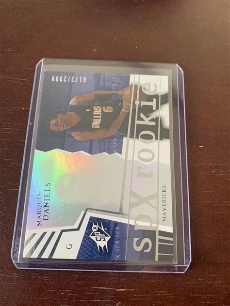 Marquis Daniels Spx Rookie Limited Refractor Card Nba T