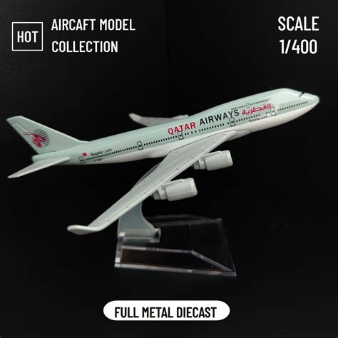 Escala 1 400 Réplica De Metal Aeronaves 15cm Qatar Airbus Boeing