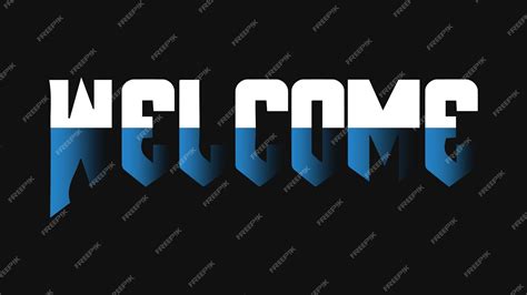 Premium Vector Welcome Banner Design