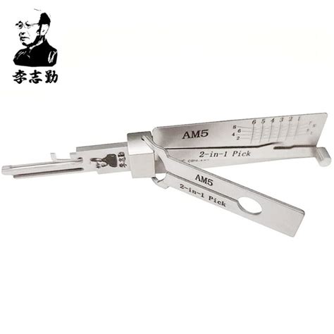 Classic Lishi Am In Pick Decoder For American Lock Padlocks