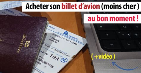 Acheter Son Billet Davion Au Bon Moment La M Thode En Tapes