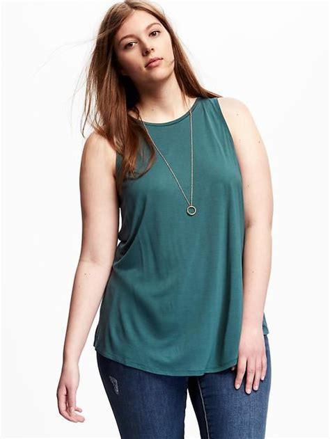 Relaxed Plus Size High Neck Tank Old Navy Fashion High Neck Tank