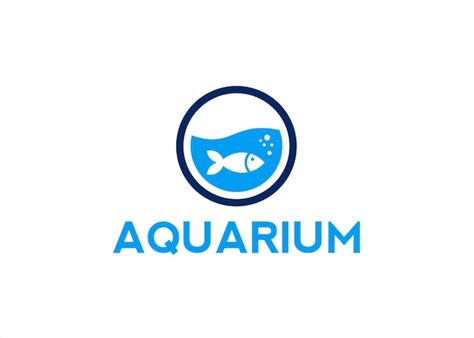 Premium Vector | Aquarium logo design vector illustration