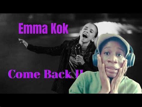 First Time Reacting To Come Back Home Cover By Emma Kok Reaction