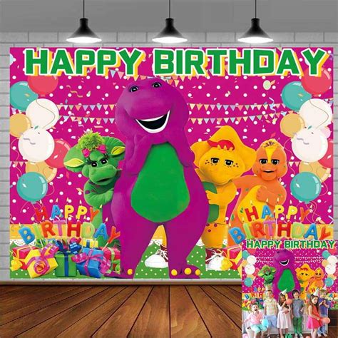 Barney And Friends Backdrop Banner Party Supplies Post Birthday