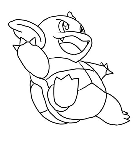 Desenhos De Blastoise Para Imprimir E Pintar Colorir