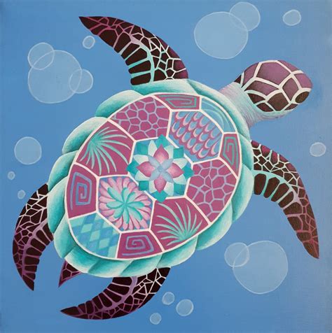 Abstract Turtle Painting - Best Painting Collection