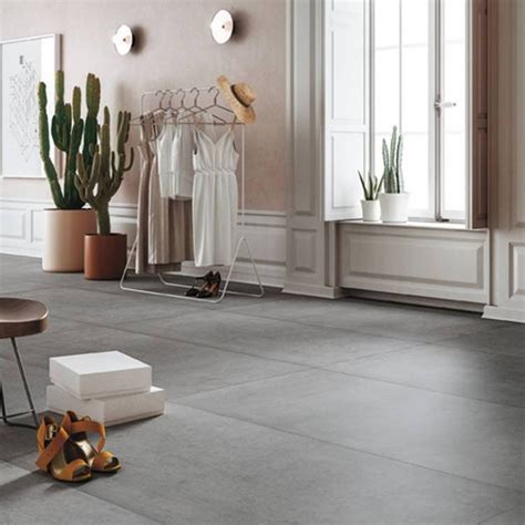 Refin Tile Plain Iron Natural Rectified X