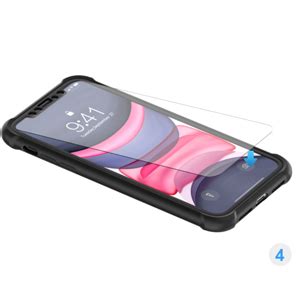 ORETECH Coque Compatible Avec IPhone 11 Pro Avec 2 X Protecteur D