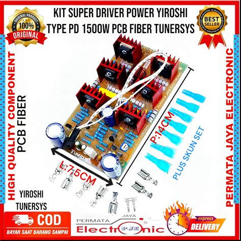 Kit Super Driver Power Amplifier W Yiroshi By Tunersys Lazada