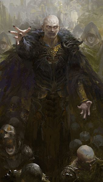 Necromancer Dark Fantasy Dark Fantasy Art Character Art