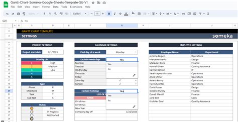 Gantt Chart Google Sheets Template | WBS Gantt Chart Maker