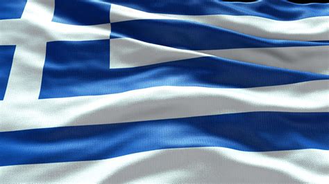 K Render Greece Flag Video Waving In Wind Greece Flag Wave Loop Waving