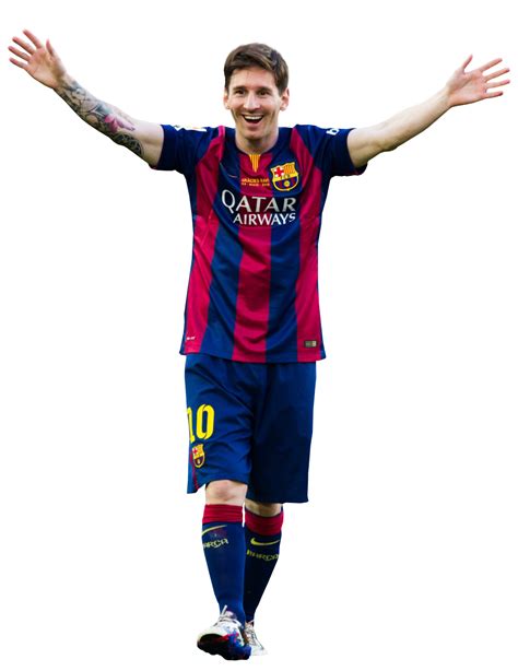 Lionel Messi Football Render Footyrenders