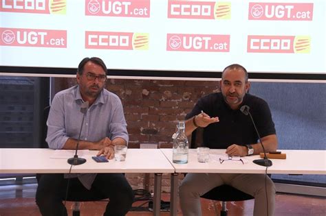 CCOO i UGT sindicats dobediència espanyola ara volen liderar les