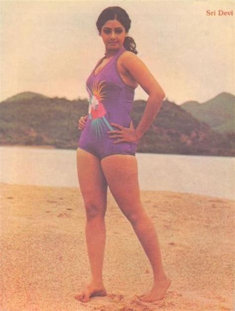 Hot Sexy Unseen Stills Old Sri Devi Hot Sexy Spicy Bikini Cute Unseen