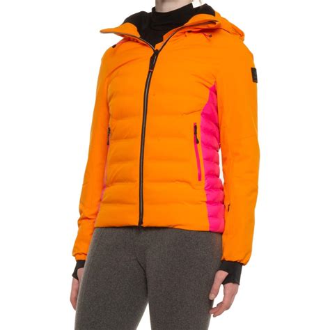 Bogner Janka Puffer Ski Jacket In Orange Lyst