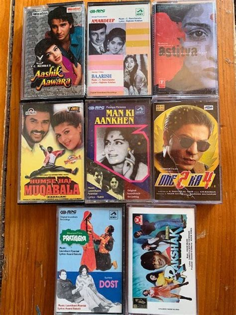 Bollywood India Cassette Tapes Bin Etsy Canada