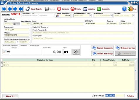 Software Ordem de Serviço Assistência Tecnica em geral