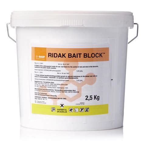 Ridak Bait Blocks Coopers Es Professional Pest Control Products