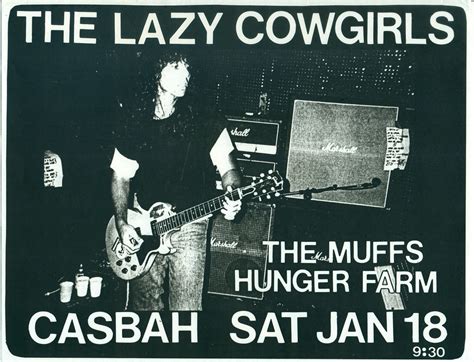 The Muffs Lazy Cowgirls Hunger Farm The Casbah San Di Flickr