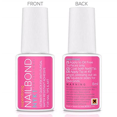 Nyk1 Super Strong Nail Glue For Acrylic Nails Nail Tips And Press On Nails 8ml Nyk1 Nail Bond