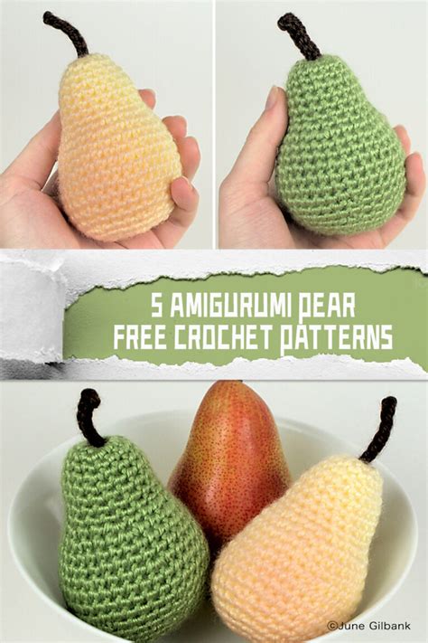 Free Amigurumi Pear Crochet Patterns Igoodideas