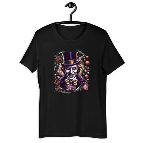 Sweet Deception Unveil The Darkness With Our Evil Willy Wonka T Shirt