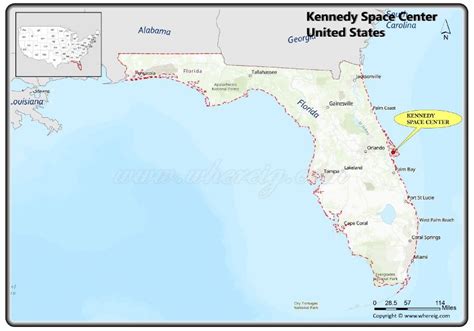 Where Is Kennedy Space Center Florida Map Facts Places To Visit