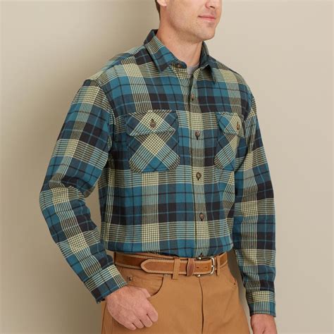 Mens Burlyweight Flannel Shirt Duluth Trading Company