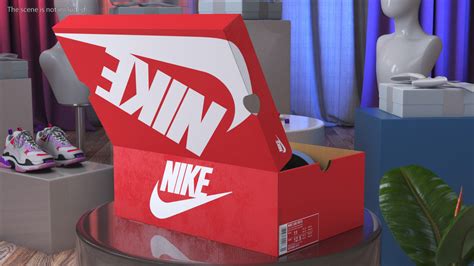 Shoe Box With Nike Sneakers1 3d Model 59 3ds Blend C4d Fbx