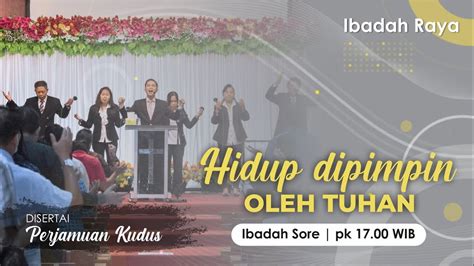 Ibadah Raya Sore Gsja Air Hidup Madiun Online Service 3 Januari