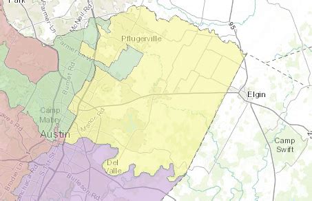 Travis County Voting Precinct Map