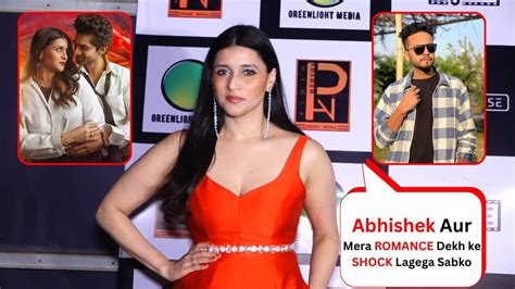 Mannara Chopra Reaction On New Romantic Song With Abhishek Kumar And