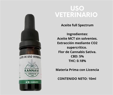 Kannavico On Twitter Aceite De Cannabis Con Cbd De Uso Veterinario