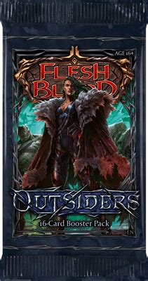 Veselý drak Karty Flesh Blood Booster sady Outsiders