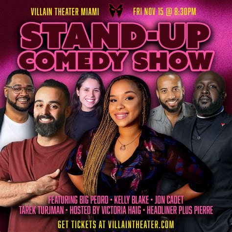 Stand Up Comedy Show With Plus Pierre Villain Theater