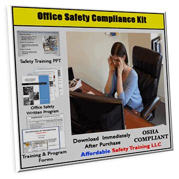 Office Safety Training, Office Safety Plan & Forms