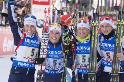 Coupe du monde de biathlon à Hochfilzen l Italie remporte le relais