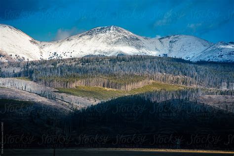 "Fresh Snow Covers Mountains In Colorado" by Stocksy Contributor ...